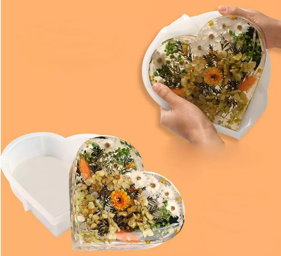 Molde De Silicon Encapsular Corazon* - Imagen 3