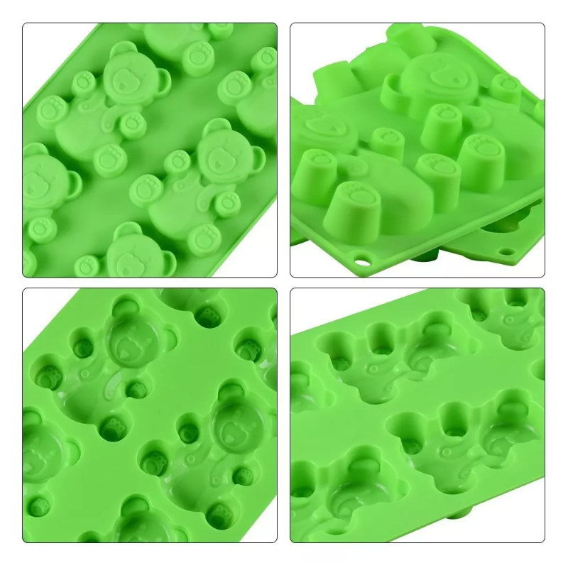 Molde Silicon Oso Ositos 6 Cavidades* - Imagen 4