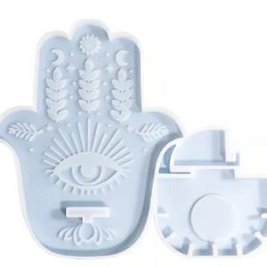 Molde Silicona Mano De Fátima Para Candelabro Colgante Pared*