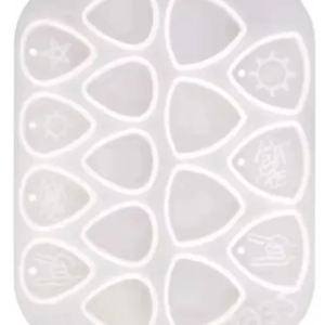 Molde Silicon Forma De Púas Uña Guitarra Universal*