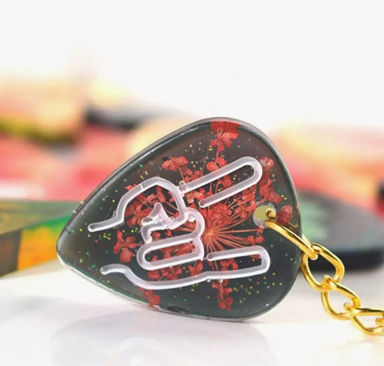 Molde Silicon Forma De Púas Uña Guitarra Universal* - Imagen 3