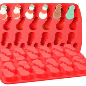 Molde Silicon Muñeco Mono Navidad Muñeco De Nieve*