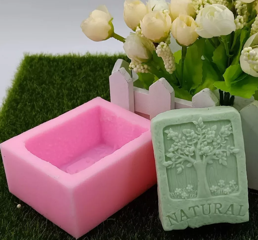 Molde De Silicon Para Hacer Jabón Natural Árbol* - Imagen 4