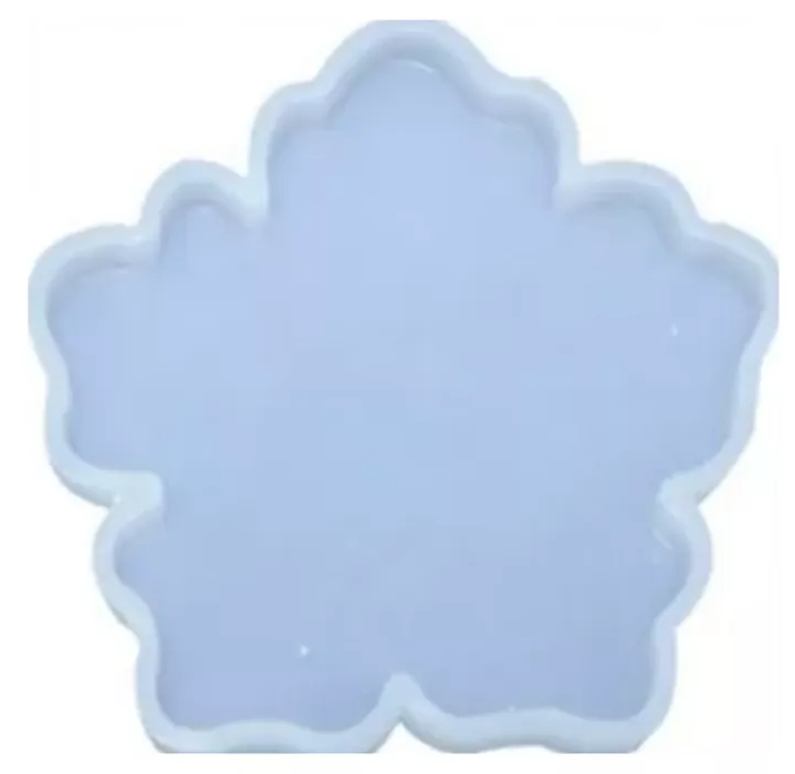 Molde Silicon Para Resina Forma De Flor Base*