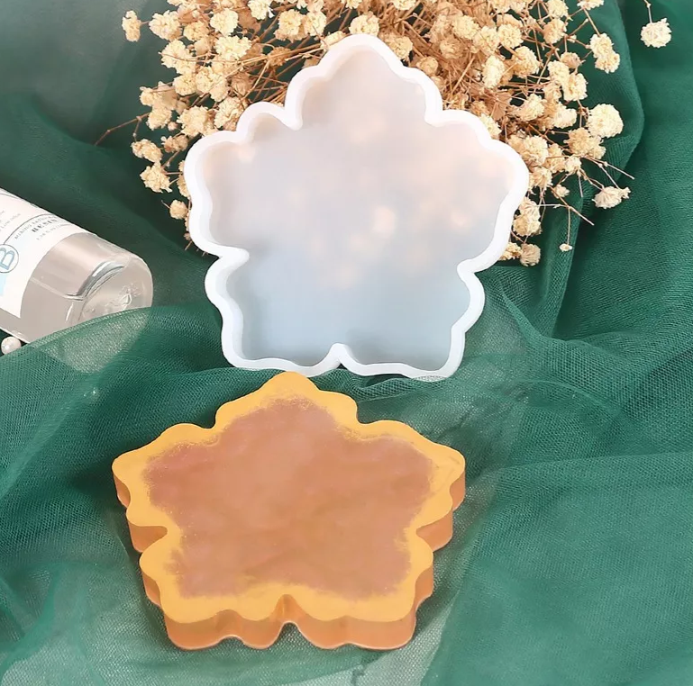 Molde Silicon Para Resina Forma De Flor Base* - Imagen 3
