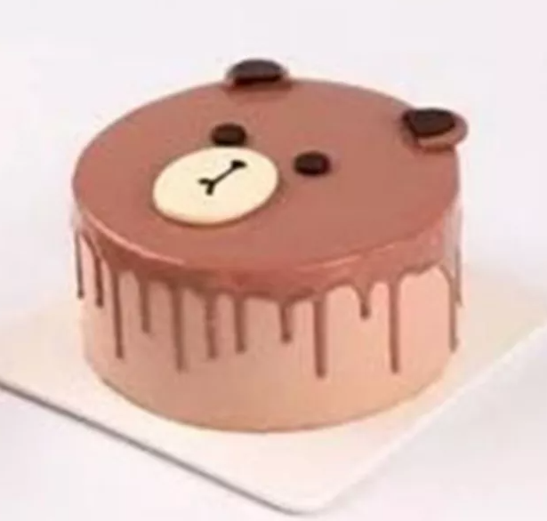 Molde Silicon Cara Osito Oso Orejas Decorar Pastel 12*7.5* - Imagen 2