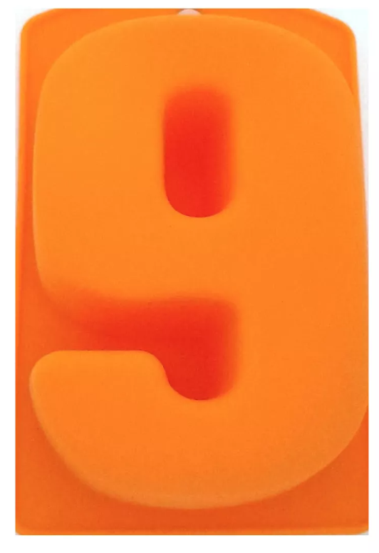 Molde De Silicon Vela Número # 9 Nueve*