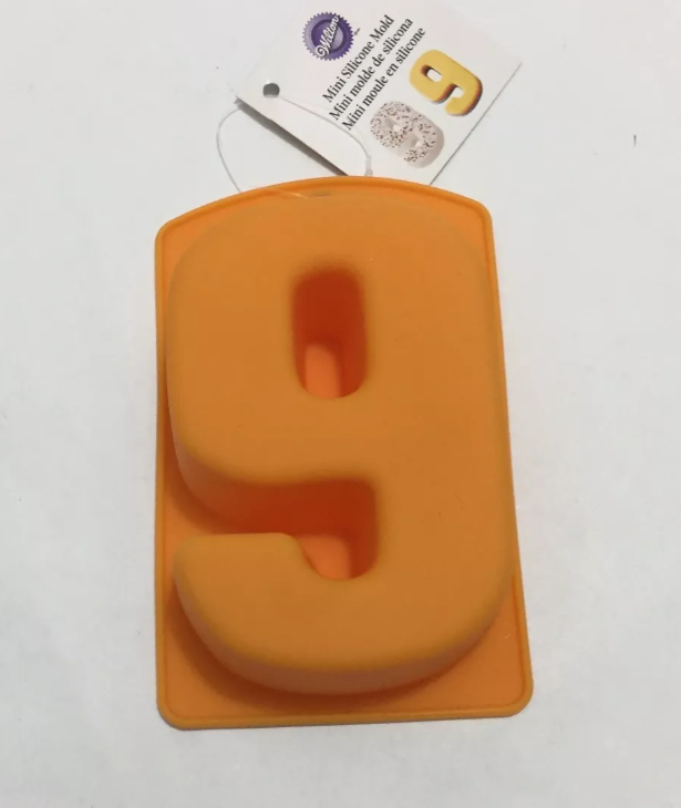 Molde De Silicon Vela Número # 9 Nueve* - Imagen 2