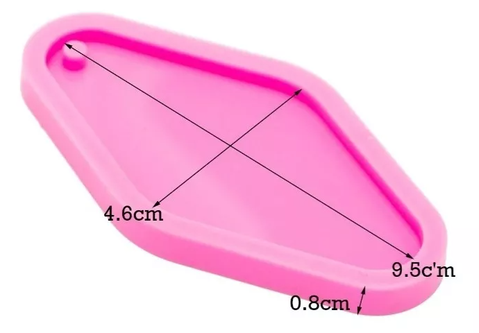 Molde Silicon Etiqueta De Puerta Colgar Llavero* - Imagen 2