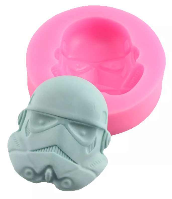 Molde Silicon Película Guerra Chocolate Decoración*