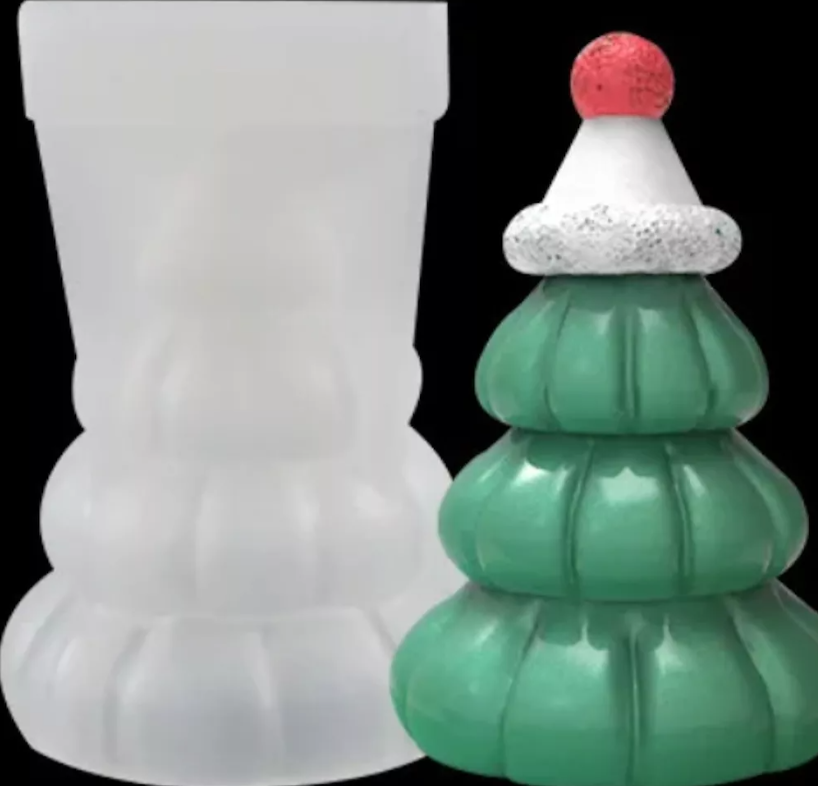 Molde Silicon Arbol Pino Navidad 3d Resina #4* - Imagen 2