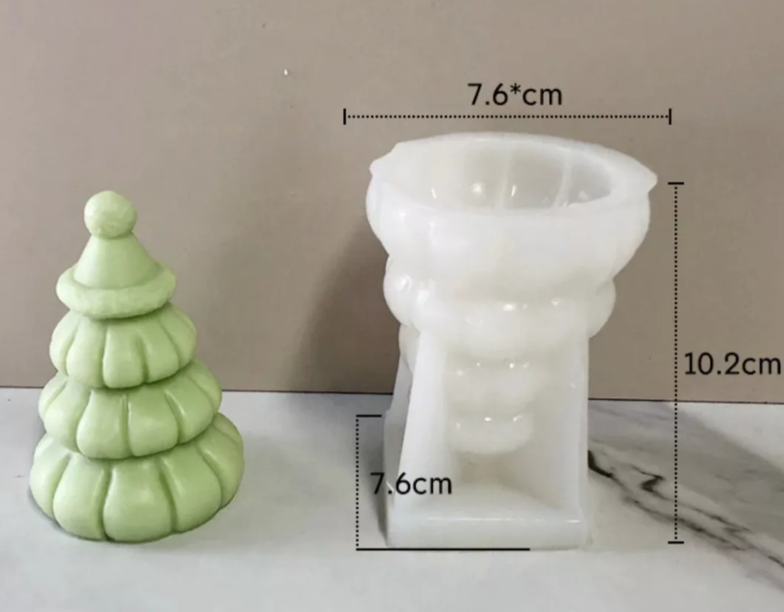 Molde Silicon Arbol Pino Navidad 3d Resina #4* - Imagen 4