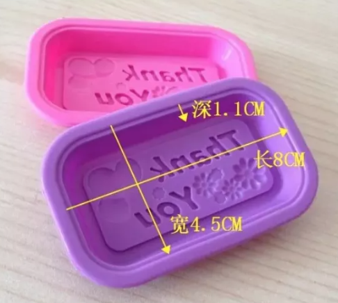 3 Moldes Silicon Jabón Ovalado Media Esfera Rectangular* - Imagen 2