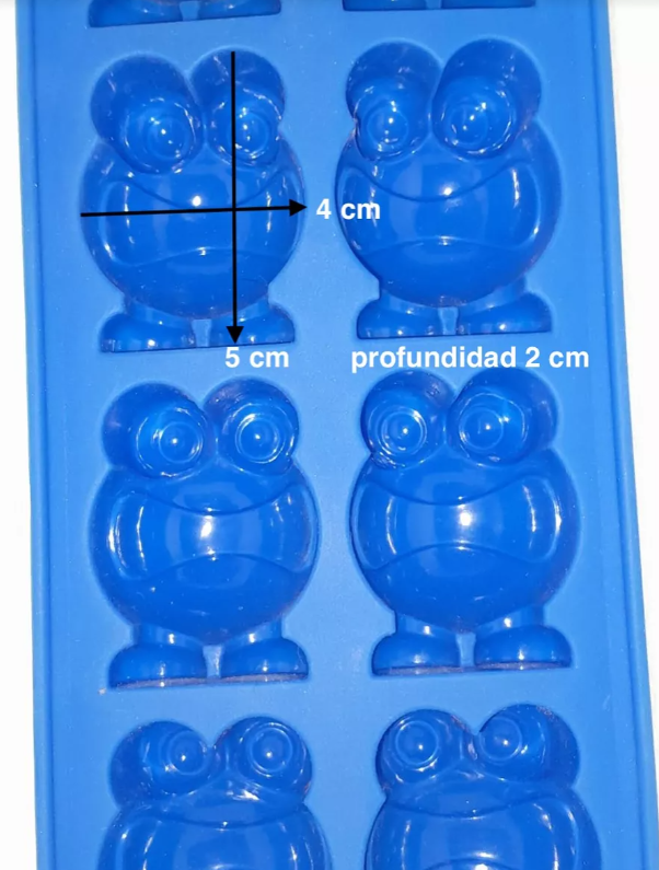 Molde Silicon Forma Monito Vigilante Hielo, Decoración* - Imagen 3