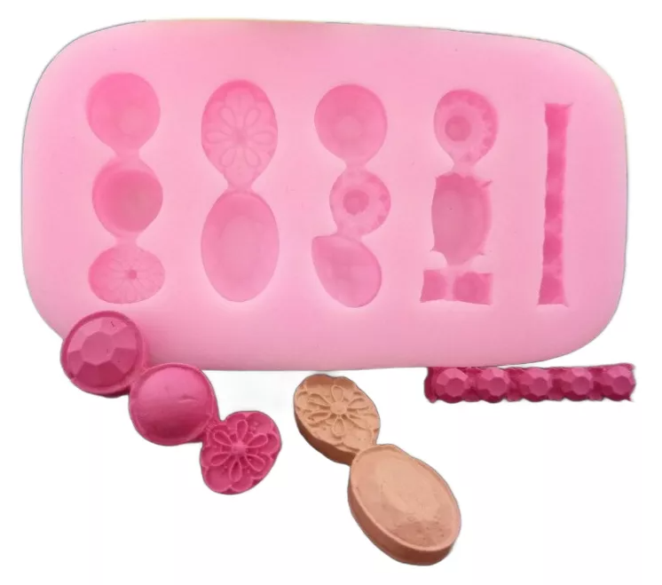 Molde Silicon Joyería Joyas Diamante Decoración Bisuteria*