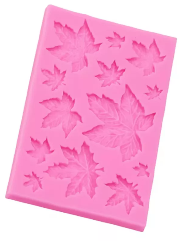 Molde Silicona Forma Hoja De Arce Decoración* - Imagen 4